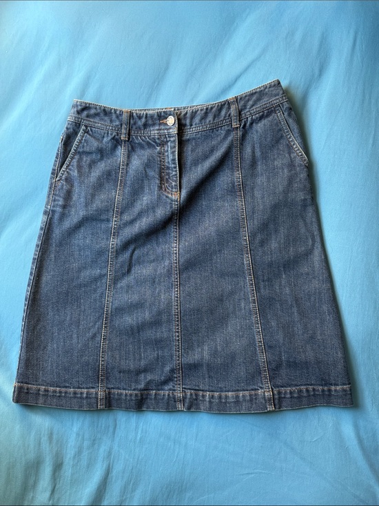 Boden Dresses & Skirts - Boden Dark Blue Denim A-Line Skirt US 8